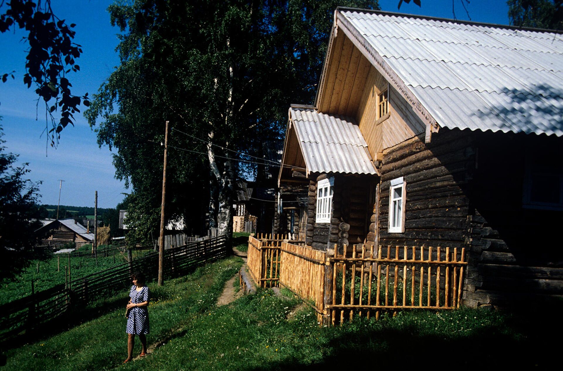 Художница Джанна Тутунджян у своего дома в деревне Сергеевка - Sputnik Արմենիա, 1920, 03.11.2021