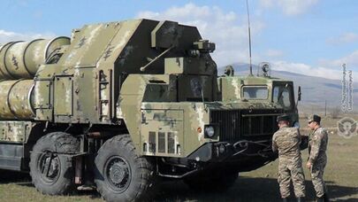 Тактико-специальные учения в одной из воинских частей ПВО Армении