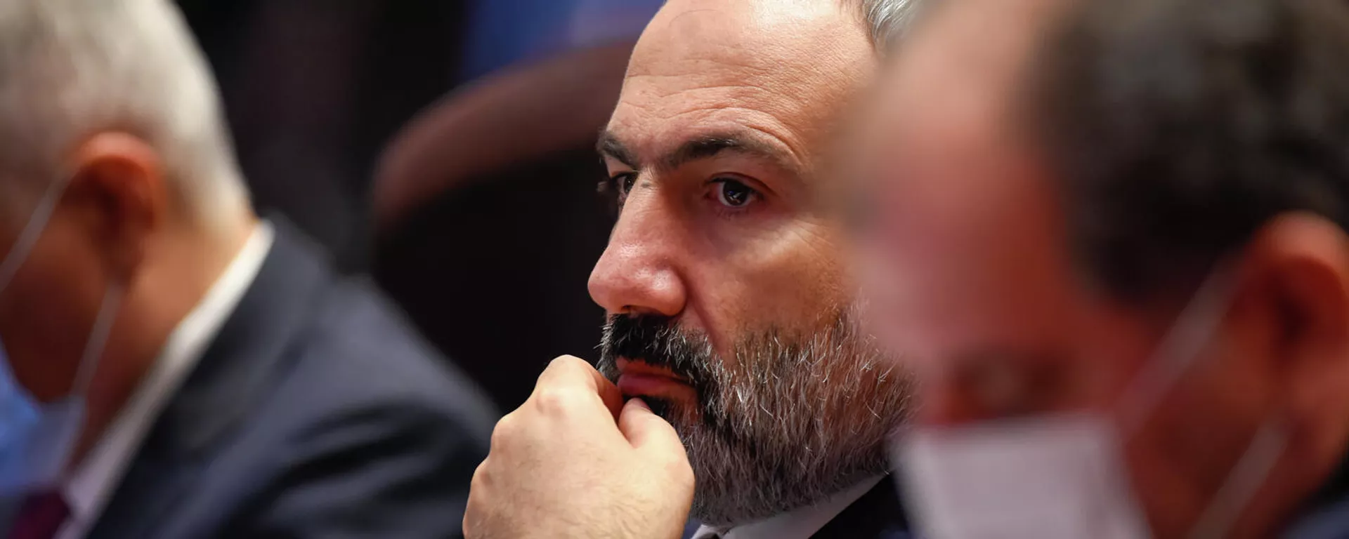 Премьер-министр Армении Никол Пашинян на заседании Евразийского межправительственного совета (19 ноября 2021). Еревaн - Sputnik Армения, 1920, 23.11.2021