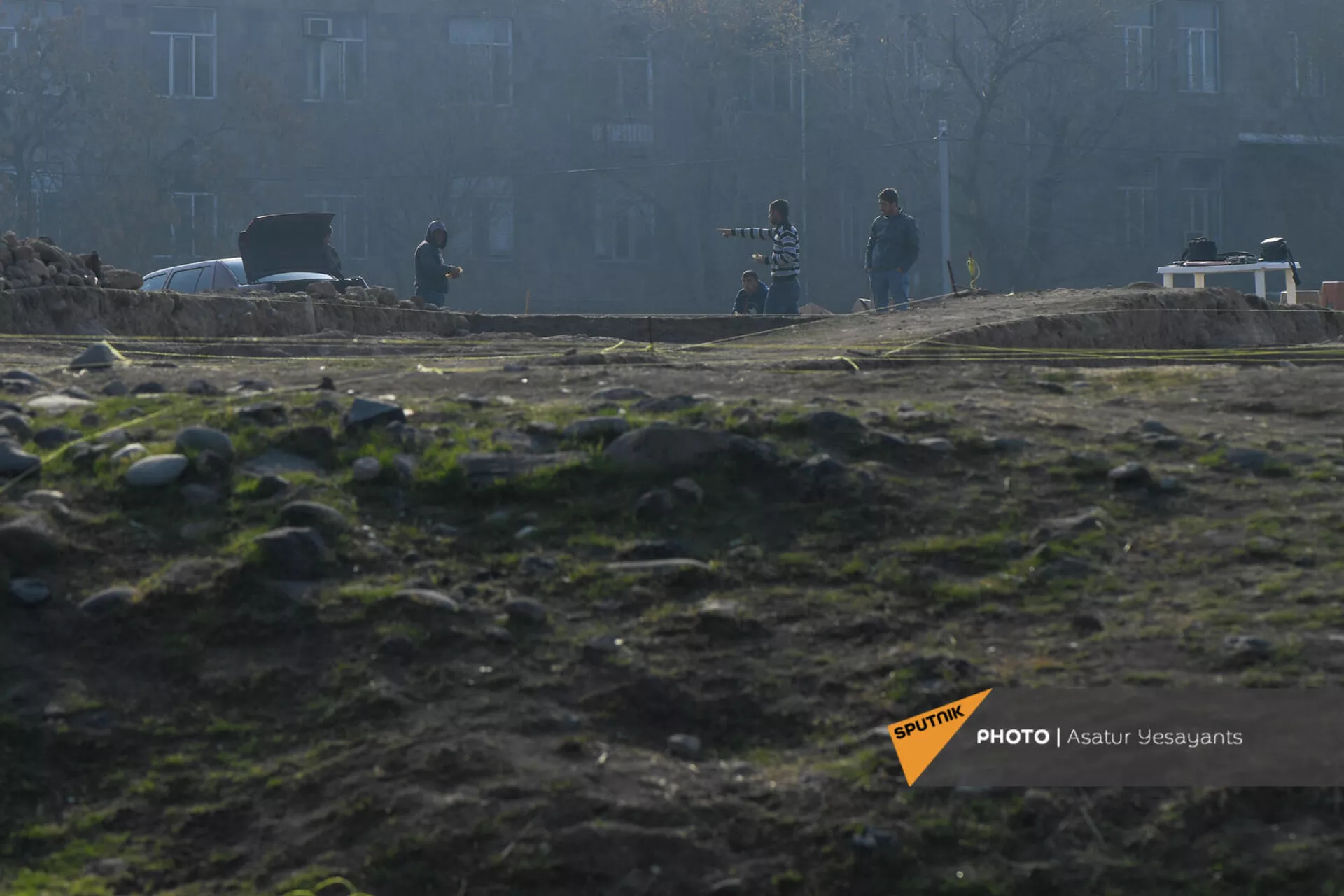 Археологические раскопки в административном районе Еревана Шенгавите Археологические раскопки в административном районе Еревана Шенгавите - Sputnik Армения, 1920, 25.02.2022