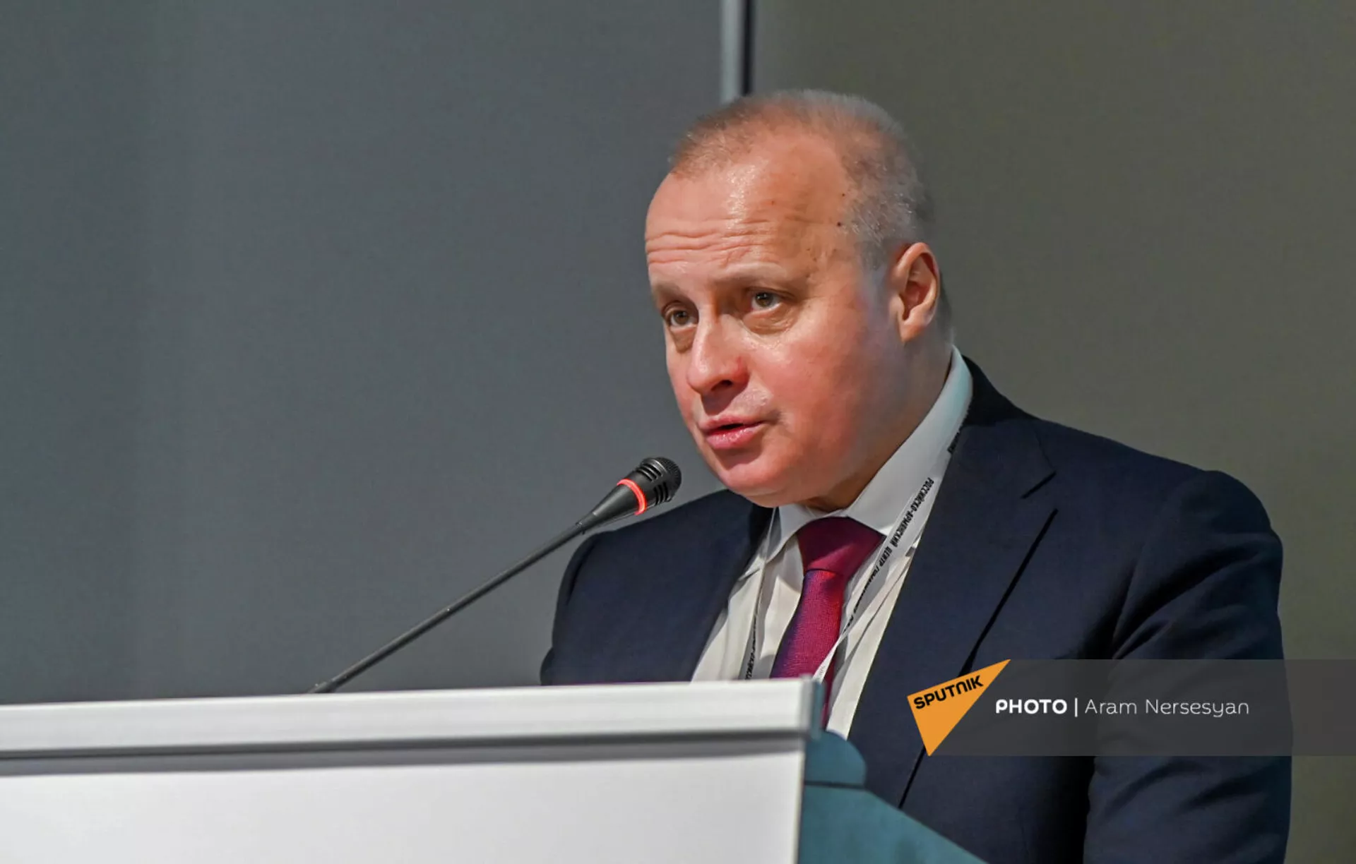 Посол РФ в Армении Сергей Копыркин на международной научно-практической конференции Исторический опыт Спитакского землетрясения. современные технологии сейсмической безопасности (6 декабря 2021). Еревaн Посол РФ в Армении Сергей Копыркин на международной научно-практической конференции Исторический опыт Спитакского землетрясения. современные технологии сейсмической безопасности (6 декабря 2021). Еревaн