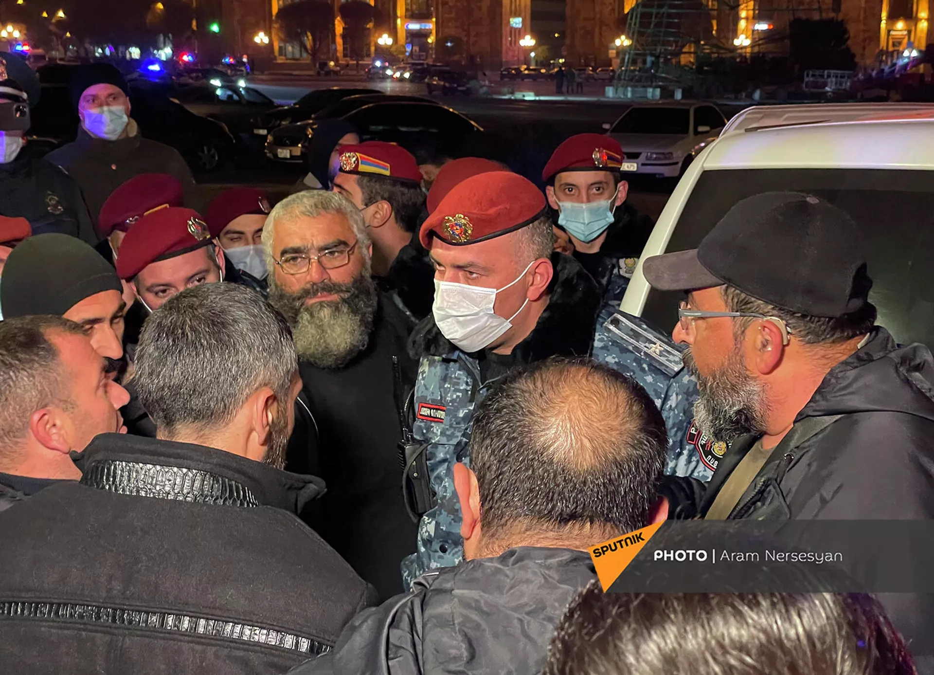 Акция протеста у здания Правительства на площади Республики (7 декабря 2021). Еревaн - Sputnik Армения, 1920, 07.12.2021