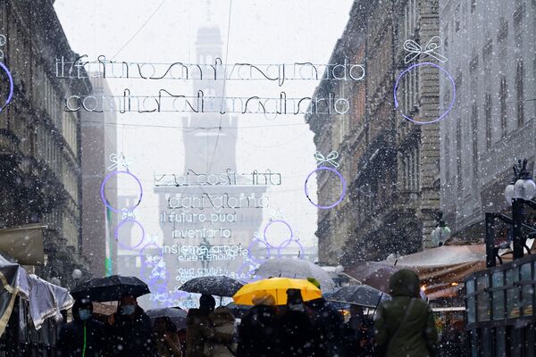 Снегопад в Милане - Sputnik Армения
