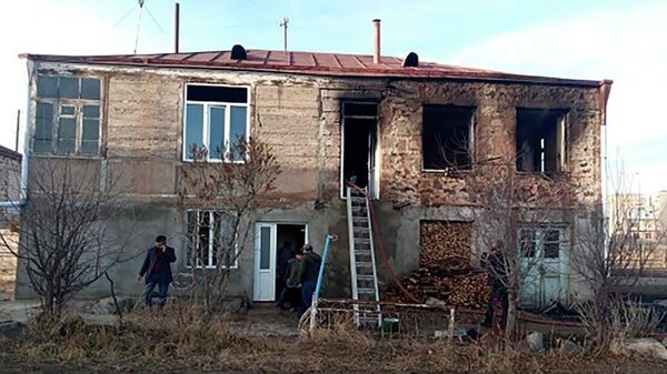 Пожар в жилом доме в Гаваре - Sputnik Армения