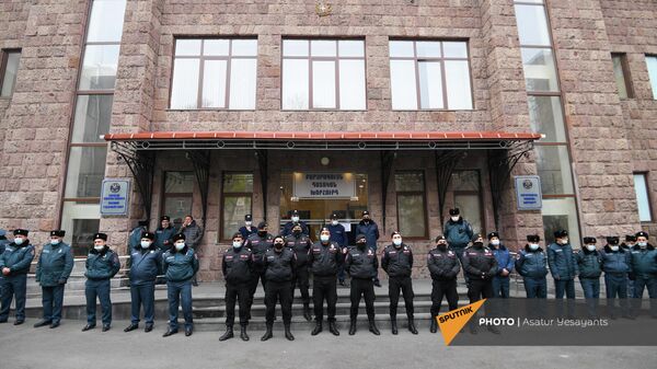 Акция протеста у здания Высшего судебного совета (17 декабря 2021). Еревaн - Sputnik Армения