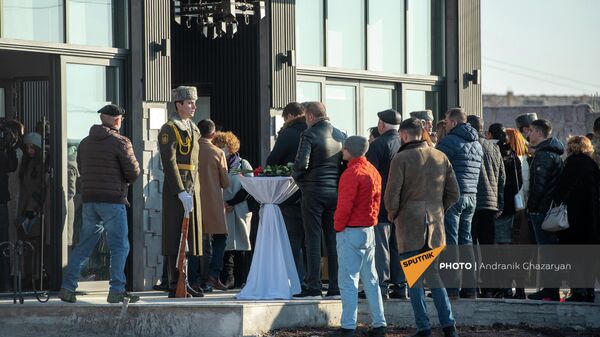 Церемония открытия  Реабилитационного городка имени Национального героя Армении Ваагна Асатряна (25 декабря 2021). Прошян - Sputnik Армения