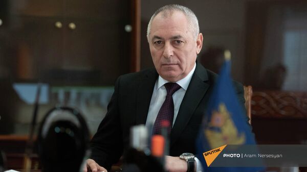 Министр по чрезвычайным ситуациям Армении Андраник Пилоян - Sputnik Армения