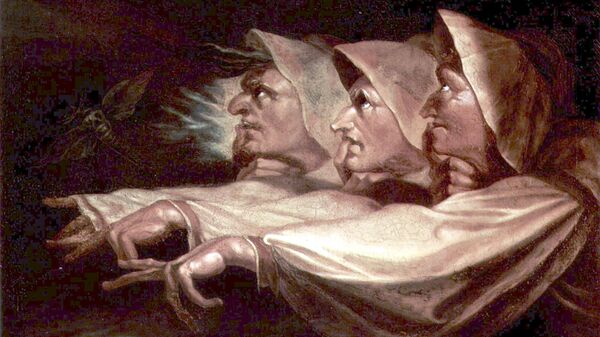 Картина Странные Сестры (или Три Ведьмы) Иоганна Фюсли (1783 год) - Sputnik Армения