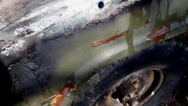 Ադրբեջանական կրակոցներից վնասված ավտոմեքենա - Sputnik Արմենիա