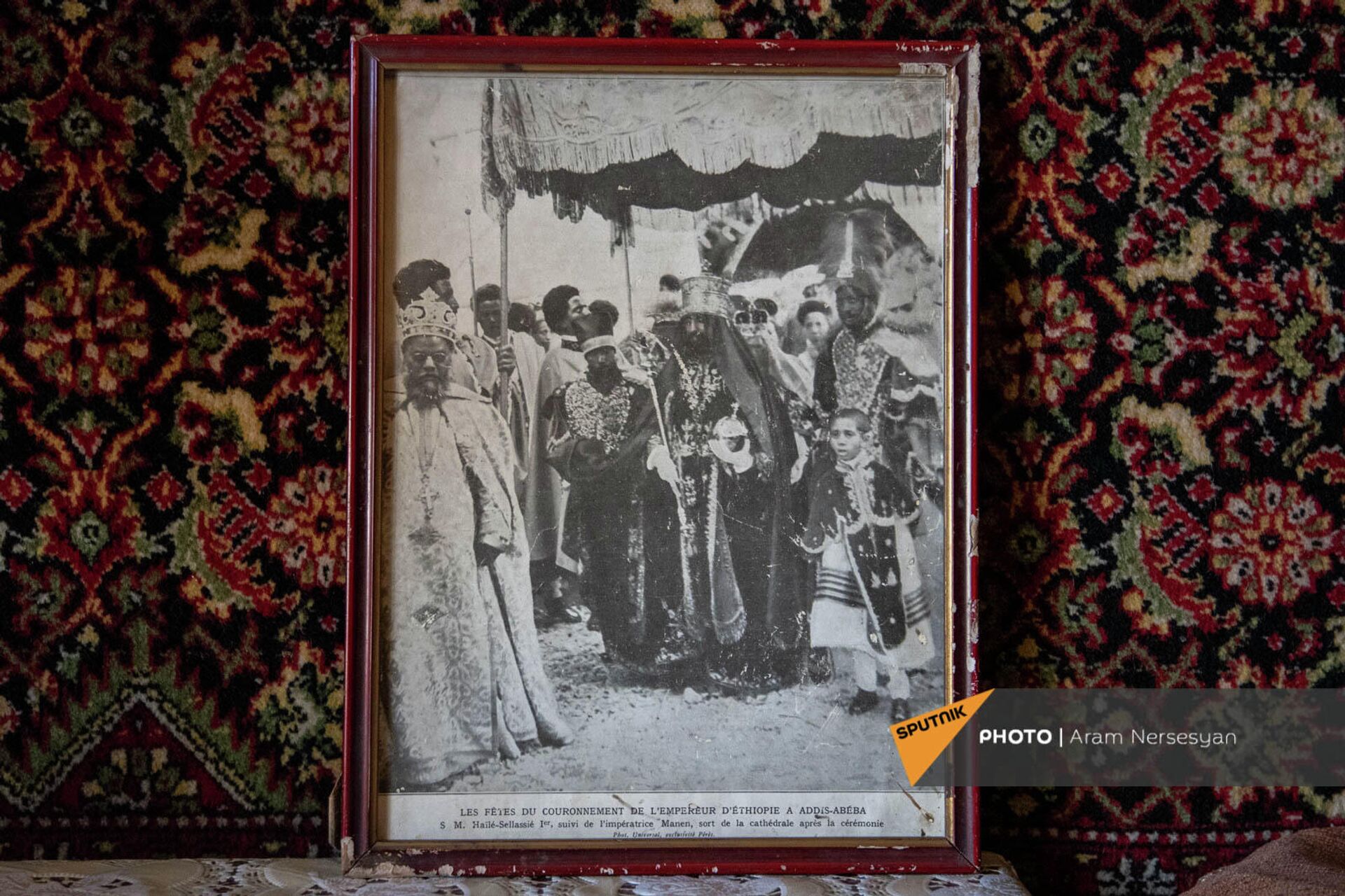 Император Эфиопии на архивной фотографии (на заднем плане Григор Затилян) - Sputnik Արմենիա, 1920, 19.01.2022
