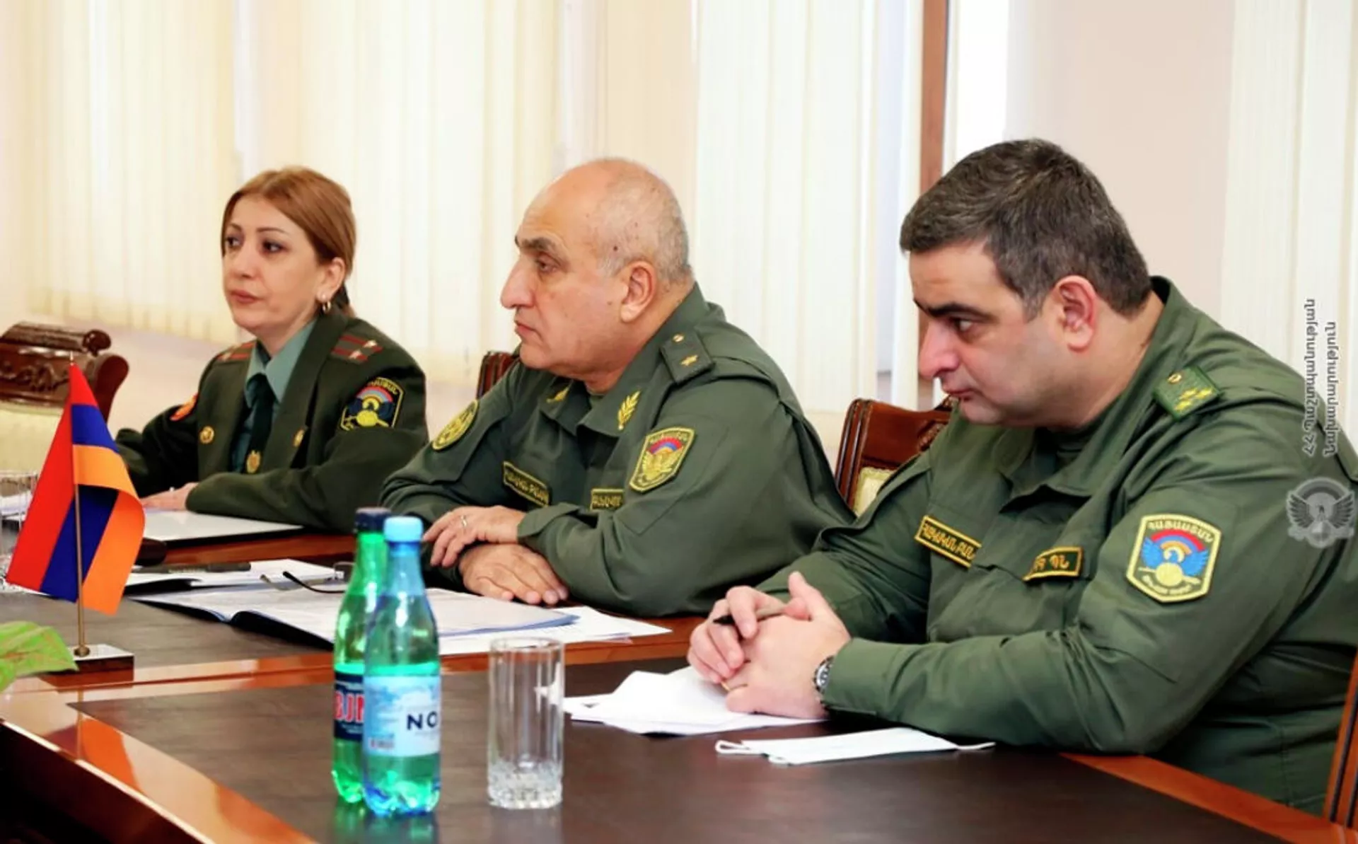 Замминистра обороны РА Арман Саркисян принял делегацию Европейского командования США (20 января 2022). Еревaн Замминистра обороны РА Арман Саркисян принял делегацию Европейского командования США (20 января 2022). Еревaн - Sputnik Армения, 1920, 20.01.2022