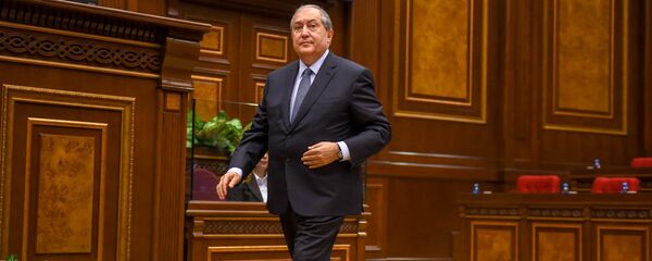 Новоизбранный президент Армении Армен Саркисян - Sputnik Արմենիա