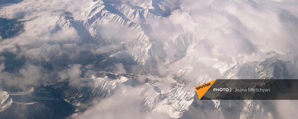 Армянское нагорье с самолета - Sputnik Армения