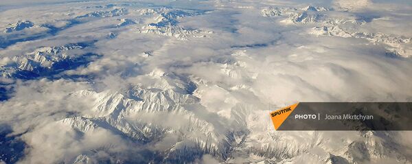 Армянское нагорье с самолета - Sputnik Արմենիա