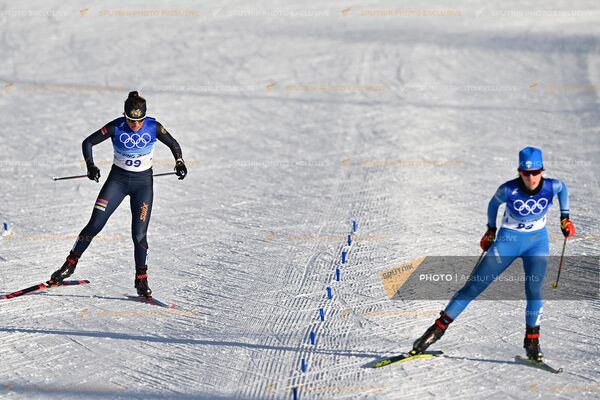 Лыжница Катя Галстян во время спринта на XXIV Зимних Олимпийских играх (8 февраля 2022). Пекин - Sputnik Армения