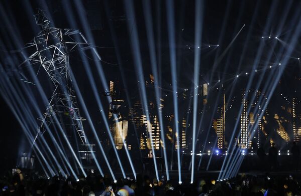 Երգչուհի Հոլի Համբերսթոնի ելույթը Brit Awards երաժշտական մրցանակաբաշխության ժամանակ։ - Sputnik Արմենիա