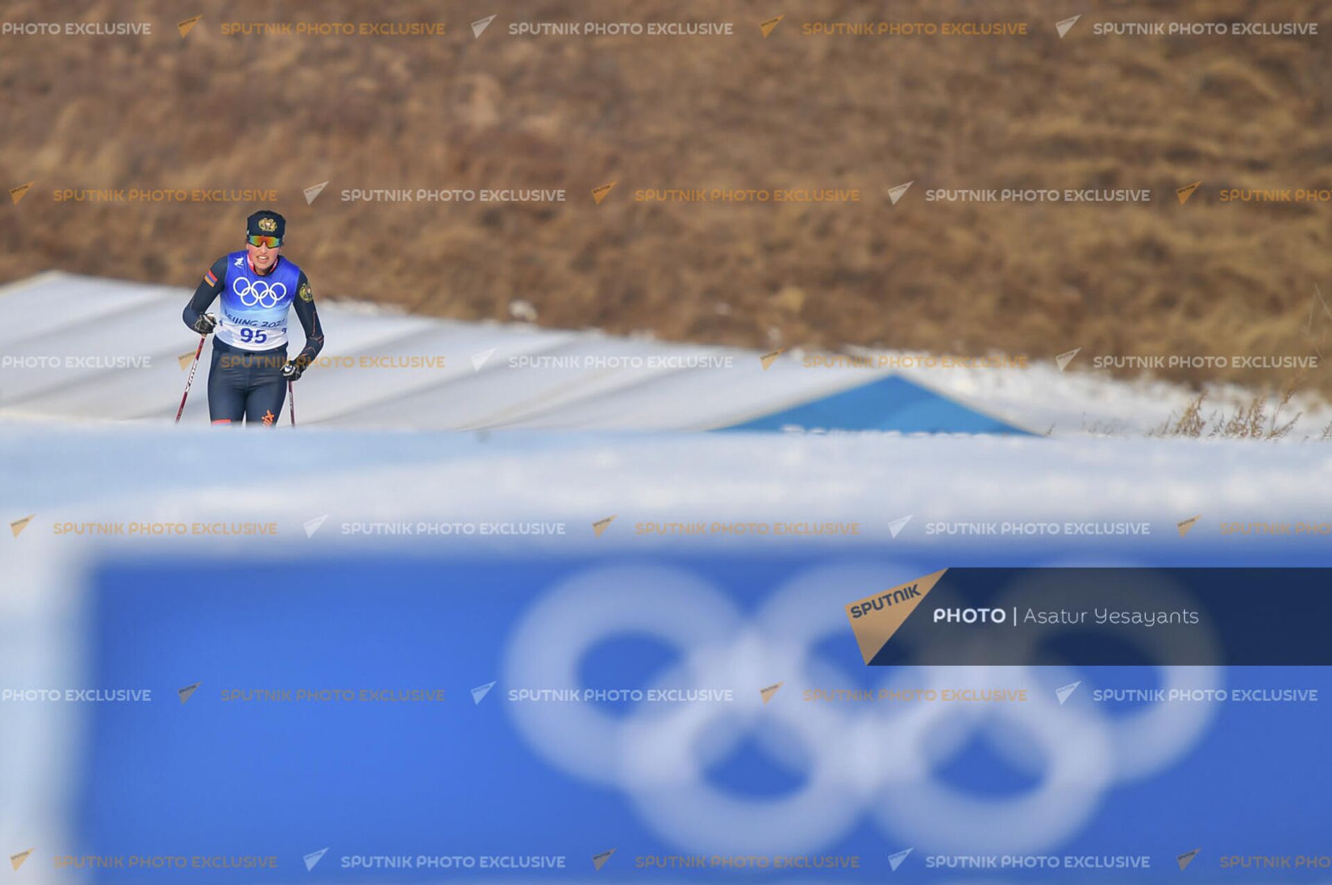 Лыжница Ангелина Мурадян в забеге на 10 км классическим стилем на XXIV зимних Олимпийских играх (10 февраля 2022). Пекин - Sputnik Армения, 1920, 10.02.2022