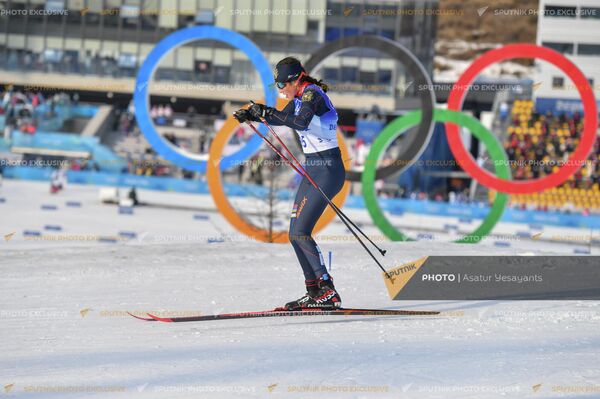 Лыжница Ангелина Мурадян в забеге на 10 км классическим стилем на XXIV зимних Олимпийских играх (10 февраля 2022). Пекин - Sputnik Армения