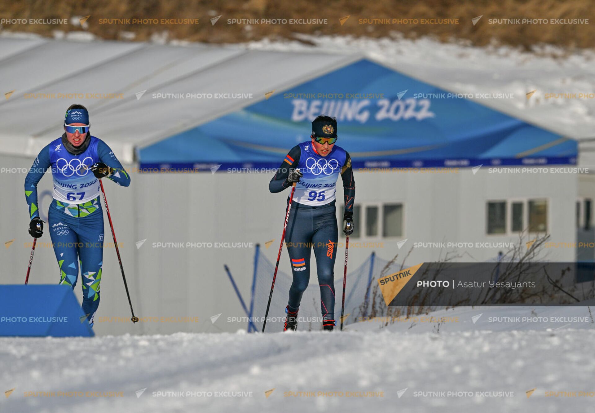 Лыжница Ангелина Мурадян в забеге на 10 км классическим стилем на XXIV зимних Олимпийских играх (10 февраля 2022). Пекин - Sputnik Армения, 1920, 10.02.2022
