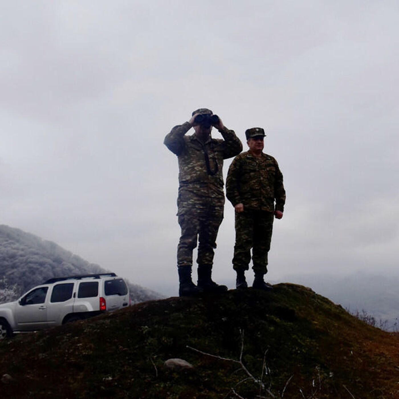 Военная техника врезалась в 