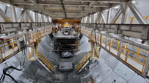 Строительство 9-километрового тоннеля под Крестовым перевалом, Грузия - Sputnik Армения