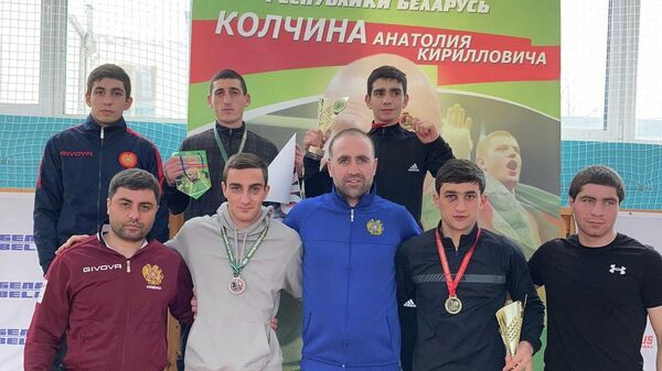 Армянские боксеры завоевали две золотые и две бронзовые медали на международном турнире класса А имени Анатолия Колчина в Беларуси - Sputnik Армения