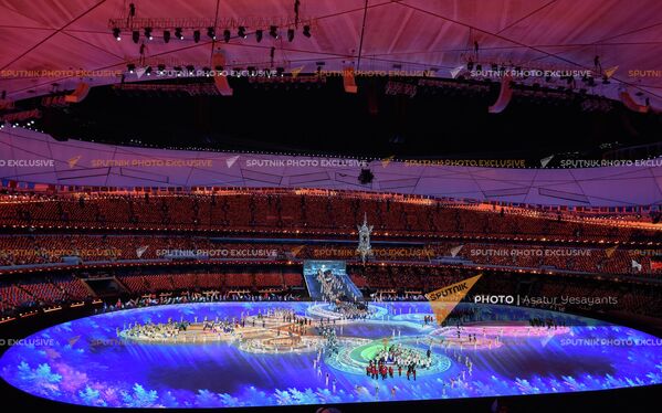 Լազերային շոու՝ Օլիմպիական խաղերի փակման ժամանակ - Sputnik Արմենիա