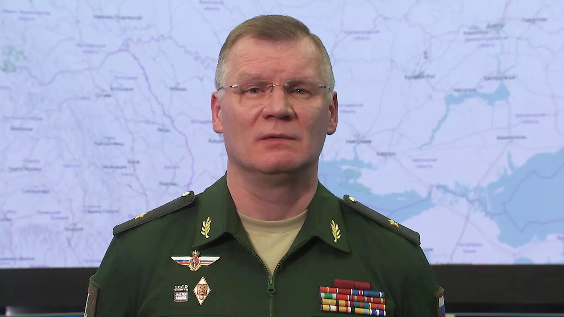 Официальный представитель министерства обороны РФ генерал-майор Игорь Конашенков Официальный представитель министерства обороны РФ генерал-майор Игорь Конашенков - Sputnik Армения, 1920, 17.05.2022