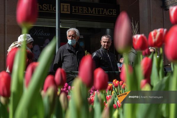 Մարտի 8–ին ընդառաջ Երևանում վարդակակաչների տոնավաճառ է բացվել - Sputnik Արմենիա