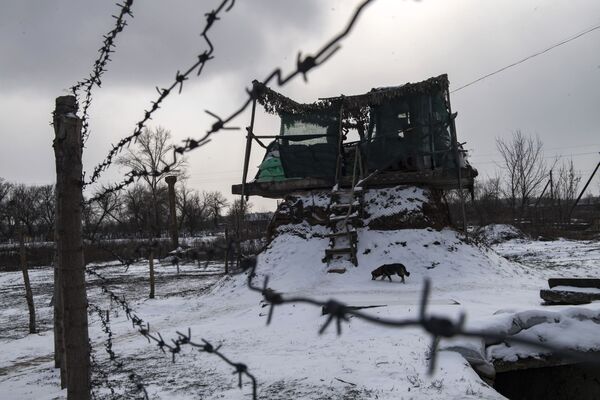 Территория бывшего колбасного завода, на месте которого действовала нелегальная тюрьма нацбатальона &quot;Айдар&quot; - Sputnik Армения