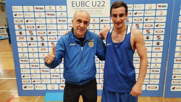 Артур Шахпазян завоевал медаль на чемпионате Европы по боксу среди юношей до 22 лет в Хорватии - Sputnik Армения