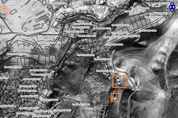 Հայաստանի ու Ադրբեջանի սահմանը Ոսկեպար գյուղի մոտ ՀՀ Կադաստրի կոմիտեի քարտեզներում - Sputnik Արմենիա