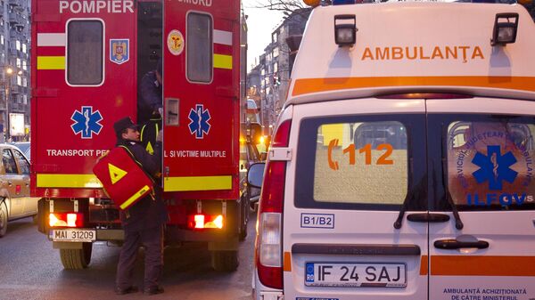 Машины скорой помощи и пожарной службы в Бухаресте - Sputnik Армения
