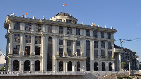 Здание министерства иностранных дел Северной Македонии в Скопье - Sputnik Армения