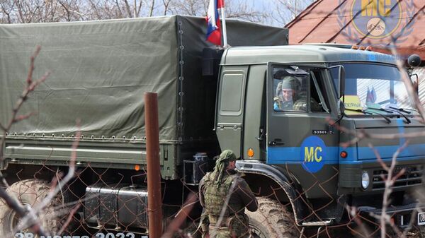 ՌԴ խաղաղապահների ավտոմեքենա - Sputnik Արմենիա