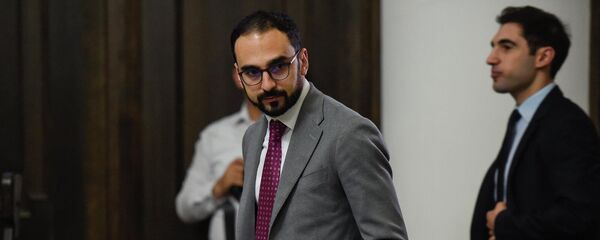 Вице-премьер Тигран Авинян на заседании правительства Армении (6 сентября 2018). Еревaн - Sputnik Արմենիա