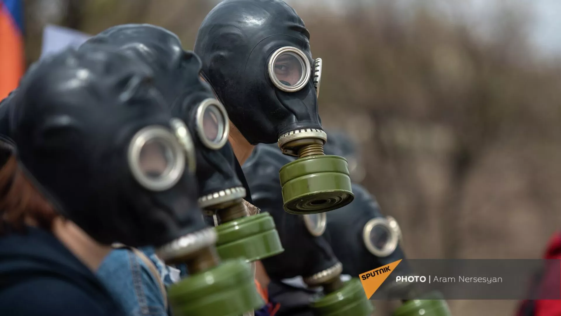 Акция против действия биолабораторий в Армении (9 апреля 2022). Еревaн