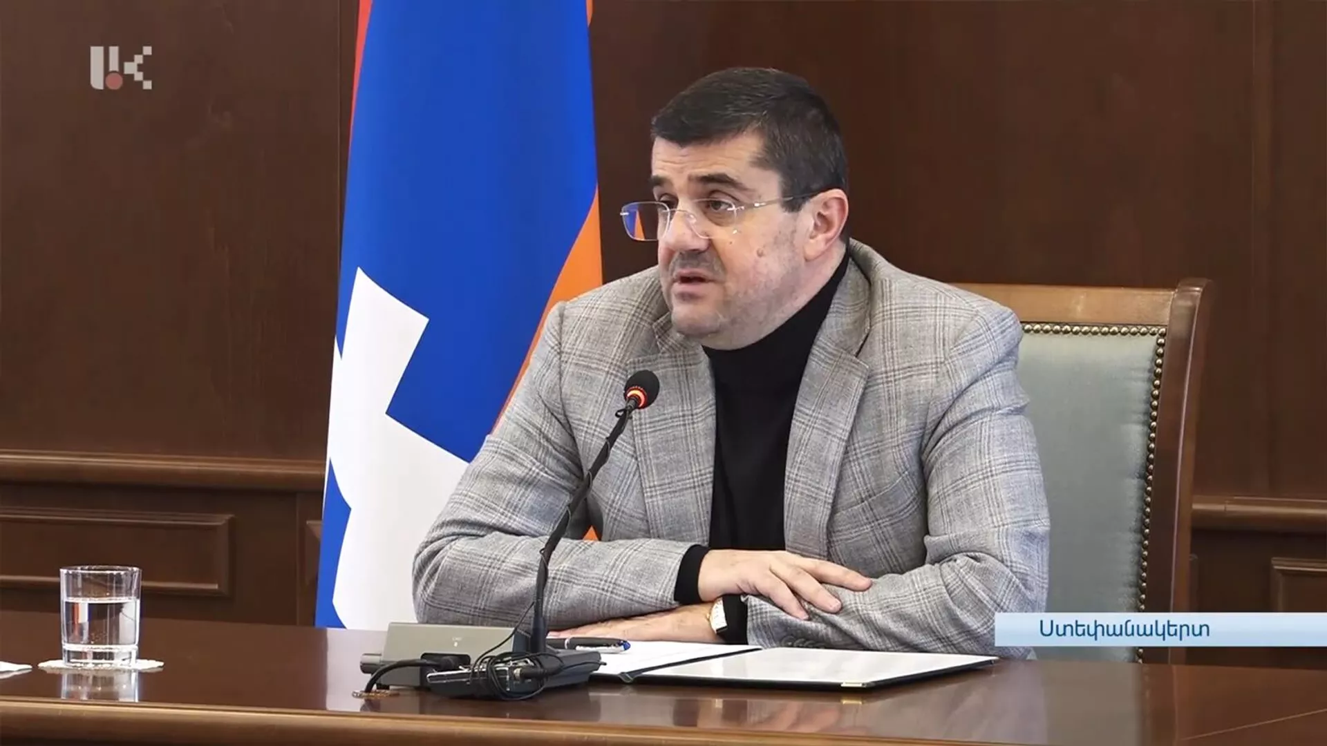 Расширенное заседание правительства Нагорного Карабаха во главе с президентом Араиком Арутюняном (9 апреля 2022). Степанакерт Расширенное заседание правительства Нагорного Карабаха во главе с президентом Араиком Арутюняном (9 апреля 2022). Степанакерт - Sputnik Армения, 1920, 13.04.2022