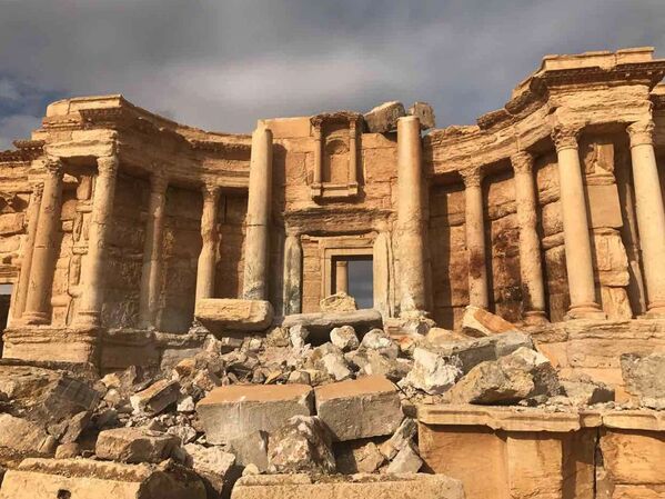 Археологические памятники Пальмиры в Сирии.Они находятся под угрозой, так как в стране с 2011 года продолжается      гражданская война. - Sputnik Армения