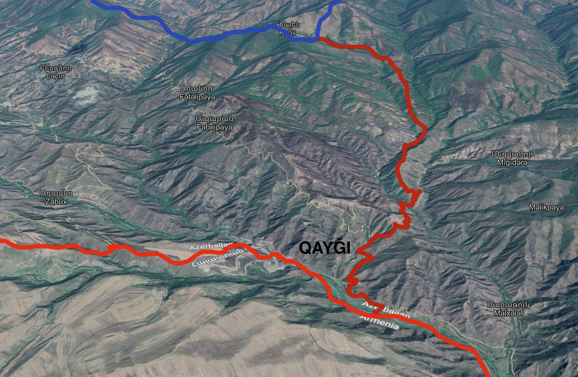 Возможный маршрут новой дороги из Армении в Нагорный Карабах - Sputnik Արմենիա, 1920, 20.04.2022