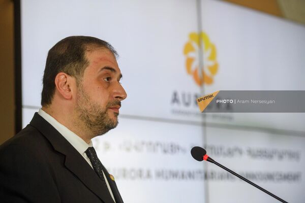 Церемония объявления финалистов премии Аврора (24 апреля 2022). Еревaн - Sputnik Армения