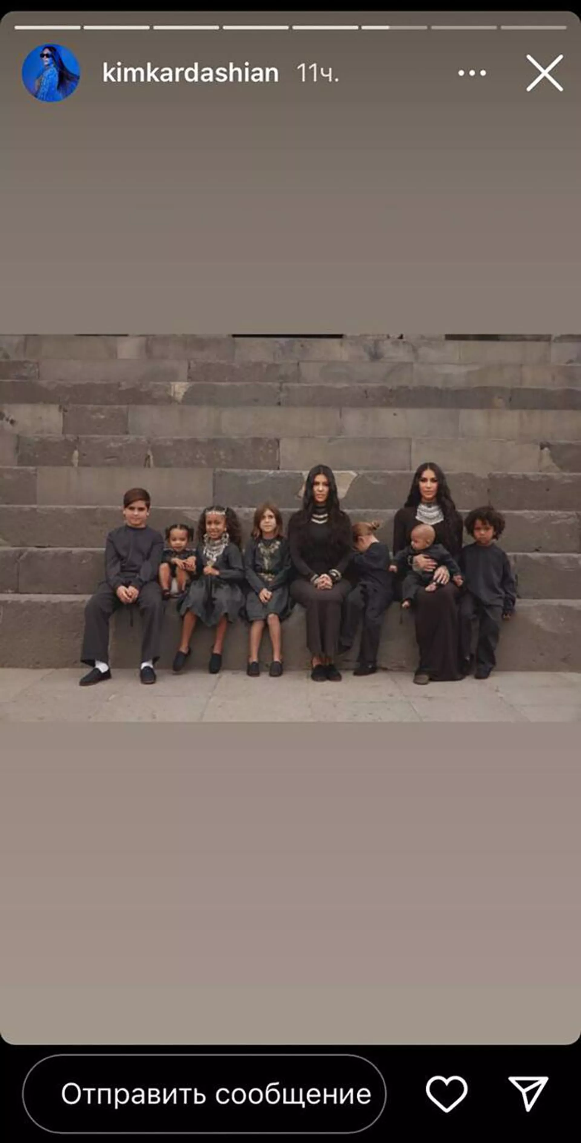 Instagram story Kим Kардашьян