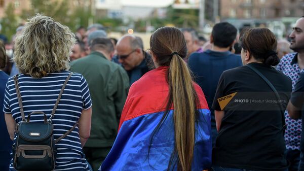 Բողոքի ակցիայի մասնակիցներ. արխիվային լուսանկար - Sputnik Արմենիա