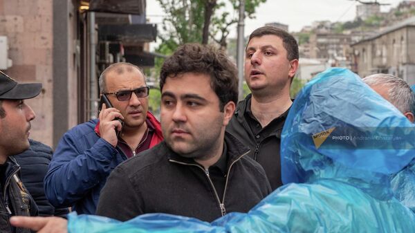 Տիգրան Աբրահամյանը բողոքի ակցիային - Sputnik Արմենիա