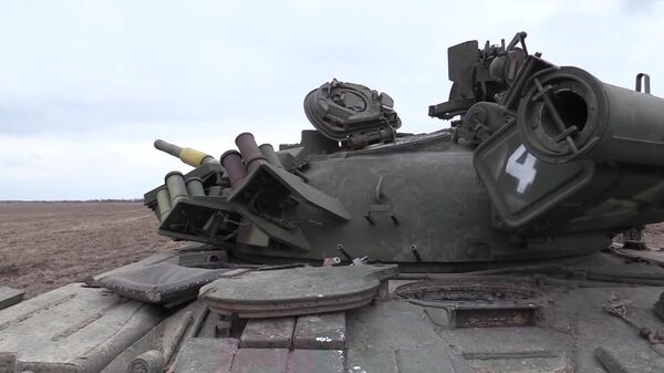 Украинская бронетехника, захваченная ВС РФ в Черниговской области - Sputnik Армения