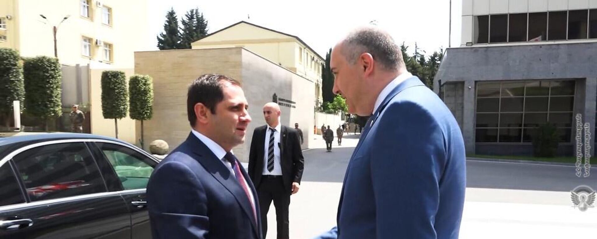 Официальный визит министра обороны Сурена Папикяна в Грузию (4 мая 2022). Тбилиси - Sputnik Армения, 1920, 16.11.2023