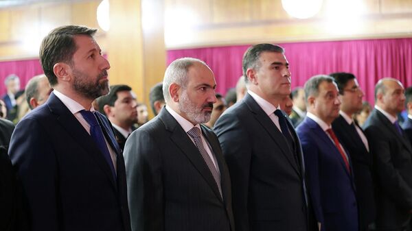 Премьер-министр Никол Пашинян на торжественном мероприятии, организованном по случаю Дня принудительного исполнения (5 мая 2022). Еревaн - Sputnik Армения