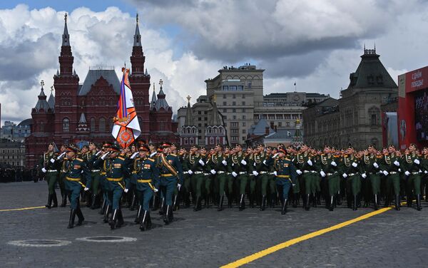 Военнослужащие парадных расчетов на военном параде - Sputnik Армения