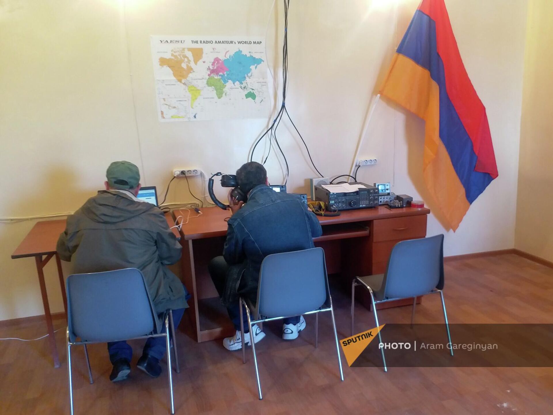 Энтузиасты из Федерации радиоспорта Армении - Sputnik Արմենիա, 1920, 09.05.2022