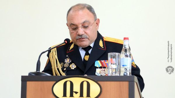 Министр обороны Сурен Папикян посетил военную полицию по случаю 30-летия (11 мая 2022). Еревaн - Sputnik Армения